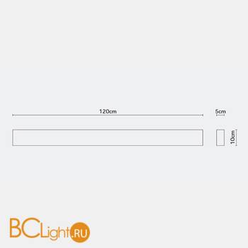 Настенный светильник Fabbian Slot F15 D05 61 - Схема