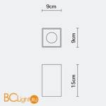 Потолочный светильник Fabbian Slot F15 E01 01 - Схема