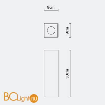 Потолочный светильник Fabbian Slot F15 E03 01 - Схема
