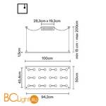 Подвесной светильник Fabbian Sospesa D42 A19 00 - Схема