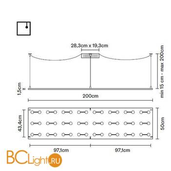Подвесной светильник Fabbian Sospesa D42 A21 00 - Схема