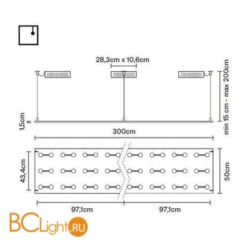 Подвесной светильник Fabbian Sospesa D42 A25 00 - Схема