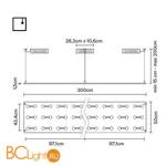 Подвесной светильник Fabbian Sospesa D42 A25 00 - Схема