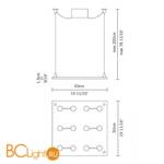 Подвесной светильник Fabbian Sospesa D42 A03 00 - Схема