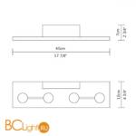 Настенный светильник Fabbian Sospesa D42 D01 00 - Схема