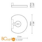 Бра Fabbian Sospesa D42 D03 00 - Схема