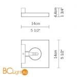 Бра Fabbian Sospesa D42 D05 00 - Схема