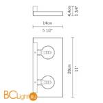 Бра Fabbian Sospesa D42 D07 00 - Схема