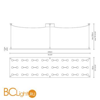 Подвесной светильник Fabbian Sospesa D42 A09 00 - Схема