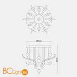 Потолочный светильник Fabbian Spirito di Venezia F10 A03 00 - Схема