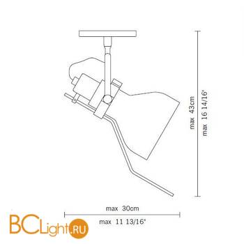 Спот (точечный светильник) Fabbian Star D37 E01 01 - Схема