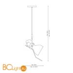 Подвесной светильник Fabbian Star D37 A03 27 - Схема