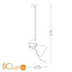 Трековый светильник Fabbian Star D37J05 01 - Схема