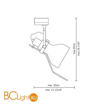 Трековый светильник Fabbian Star D37J01 01 - Схема