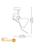 Трековый светильник Fabbian Star D37J01 01 - Схема