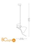 Трековый светильник Fabbian Star D37J07 27 - Схема