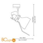 Трековый светильник Fabbian Star D37 J03 27 - Схема