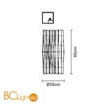 Настольная лампа Fabbian Stick F23 B01 69 - Схема