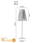 Торшер Fabbian Stick F23 C02 69 - Схема