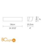 Настенный светильник Fabbian Style D29 D01 27 - Схема