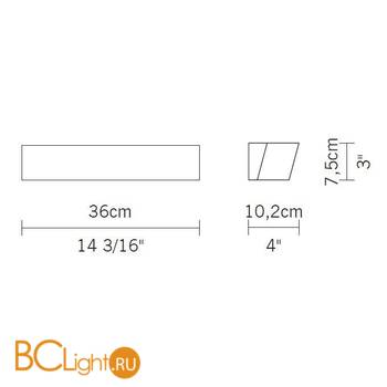 Настенный светильник Fabbian Style D29 D02 02 - Схема