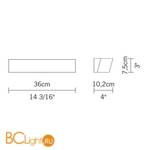 Настенный светильник Fabbian Style D29 D05 27 - Схема