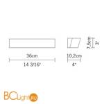 Настенный светильник Fabbian Style D29 D06 02 - Схема