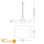 Подвесной светильник Fabbian Teorema D09 A13 01 - Схема