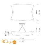 Потолочный светильник Fabbian Teorema D09 E01 01 - Схема