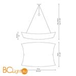 Подвесной светильник Fabbian Teorema D09 A17 01 - Схема