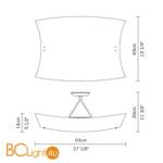 Потолочный светильник Fabbian Teorema D09 E11 01 - Схема