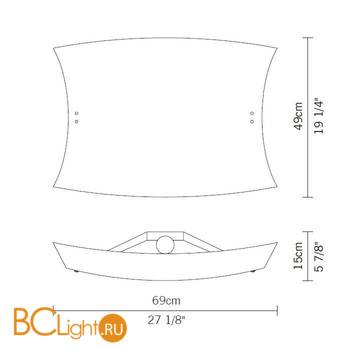 Потолочный светильник Fabbian Teorema D09 G05 01 - Схема
