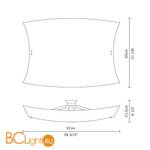 Потолочный светильник Fabbian Teorema D09 G07 01 - Схема