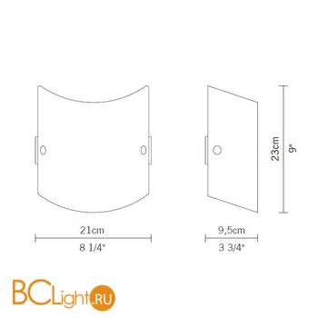 Бра Fabbian Teorema D09 D01 01 - Схема
