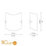 Бра Fabbian Teorema D09 D01 01 - Схема