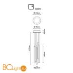 Подвесной светильник Fabbian Tooby F32 A02 00 - Схема