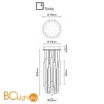 Подвесной светильник Fabbian Tooby F32 A04 00 - Схема