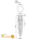 Подвесной светильник Fabbian Tooby F32 A05 00 - Схема