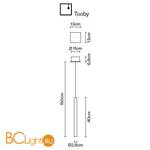 Подвесной светильник Fabbian Tooby F32 A06 00 - Схема