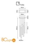 Подвесной светильник Fabbian Tooby F32 A07 00 - Схема