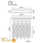 Подвесной светильник Fabbian Tooby F32 A10 00 - Схема