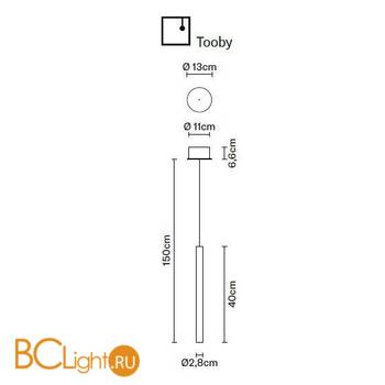 Подвесной светильник Fabbian Tooby F32 A11 00 - Схема
