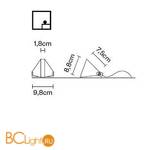 Настольная лампа Fabbian Tripla F41 B01 76 - Схема