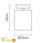 Спот Fabbian Tube D84 E07 01 - Схема