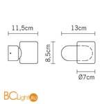 Спот (точечный светильник) Fabbian Tube D84 D03 01 - Схема