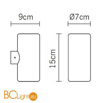 Спот (точечный светильник) Fabbian Tube D84 D15 01 - Схема
