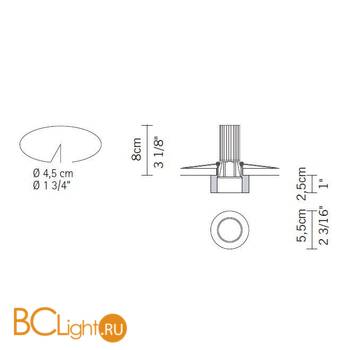 Встраиваемый светильник Fabbian Venere D55 F37 11 - Схема