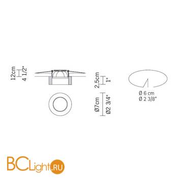 Встраиваемый светильник Fabbian Venere D55 F17 11 - Схема