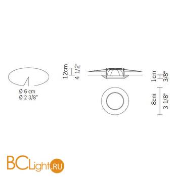Встраиваемый светильник Fabbian Venere D55 F25 11 - Схема