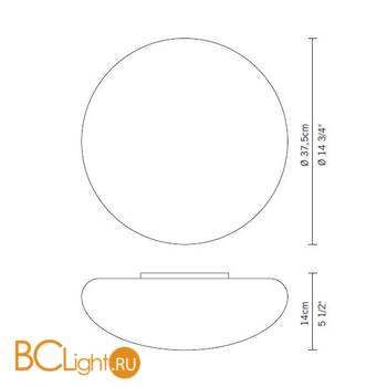 Потолочный светильник Fabbian White D20 E03 01 - Схема